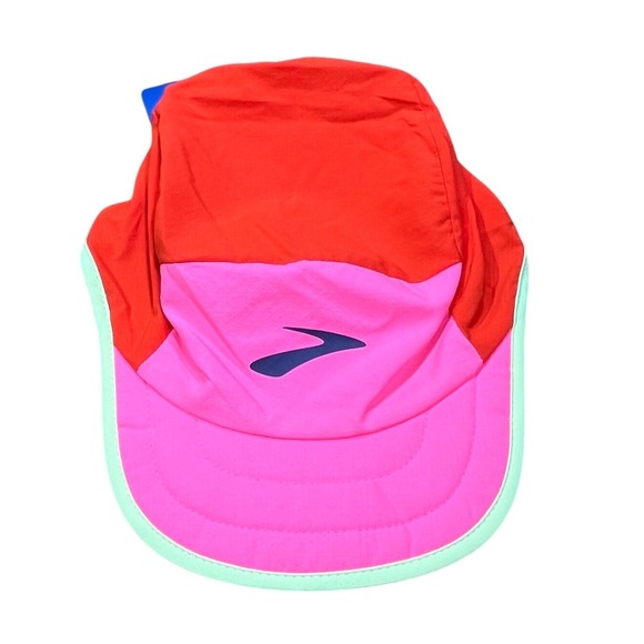 Brooks Accessories - Brooks Lightweight Packable Hat Red Pink‎ Teal Running Athletic NWT